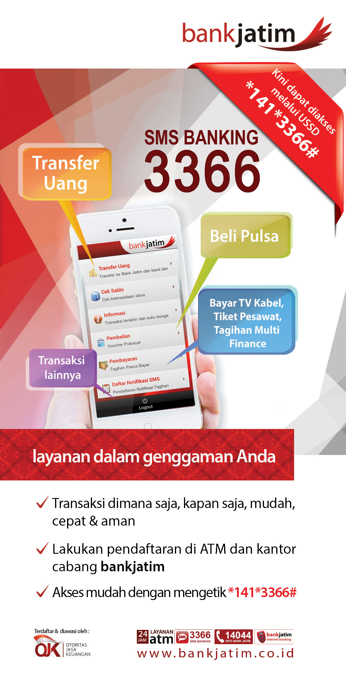 SMS Banking Bank Jatim