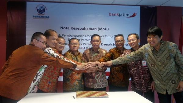 Bank Jatim Tanda tangani Mou Dengan Perbamida